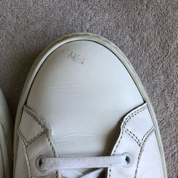 Woman by Common Projects Original Achilles White Leather Lace Up Sneakers - Picture 11 of 16